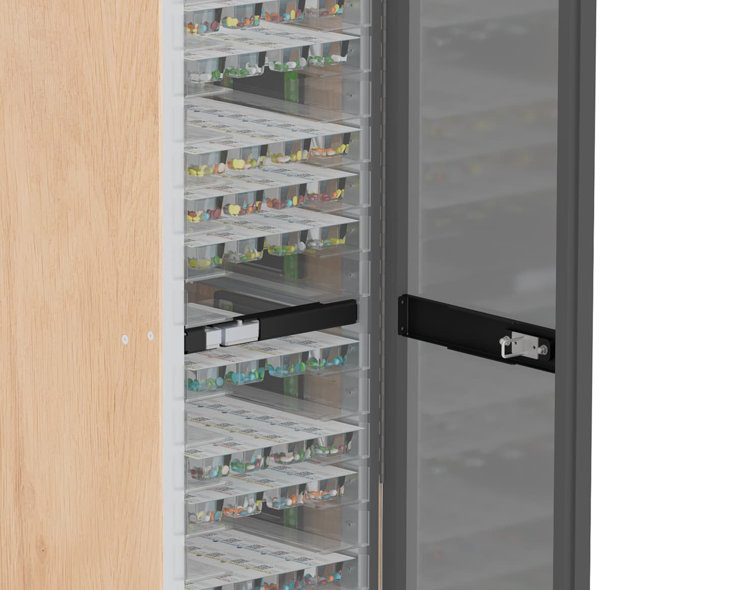 dosepacker storage self security section