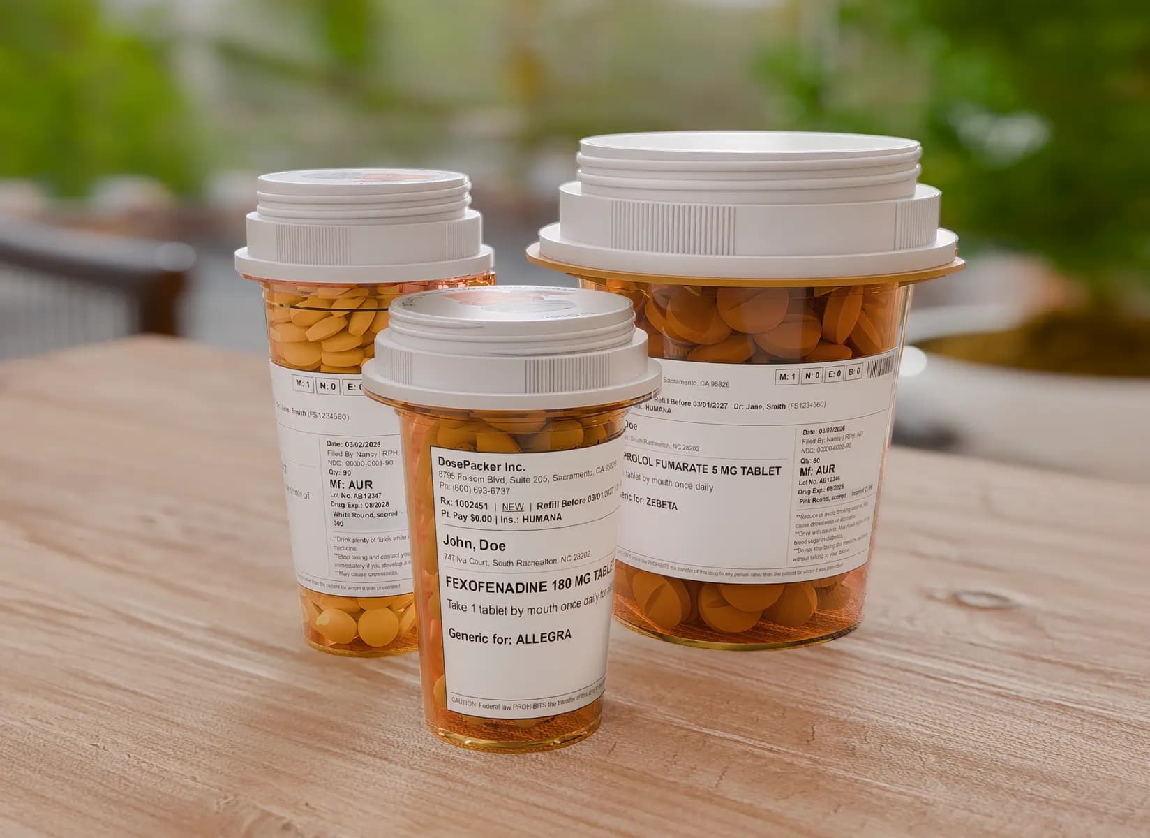 vial packaging cta section