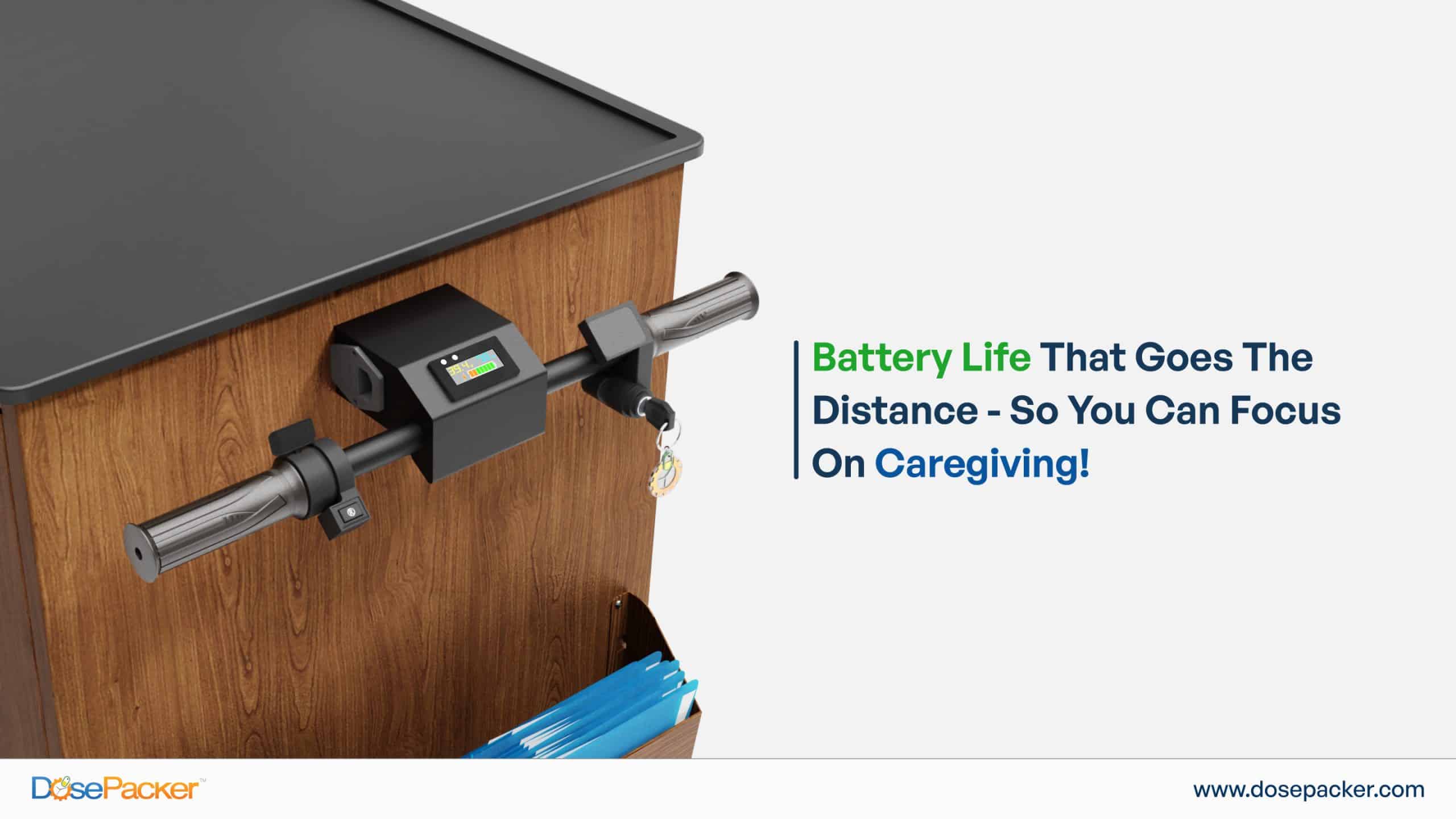 DoseKart with long-lasting battery supporting extended power-assisted use during long shifts