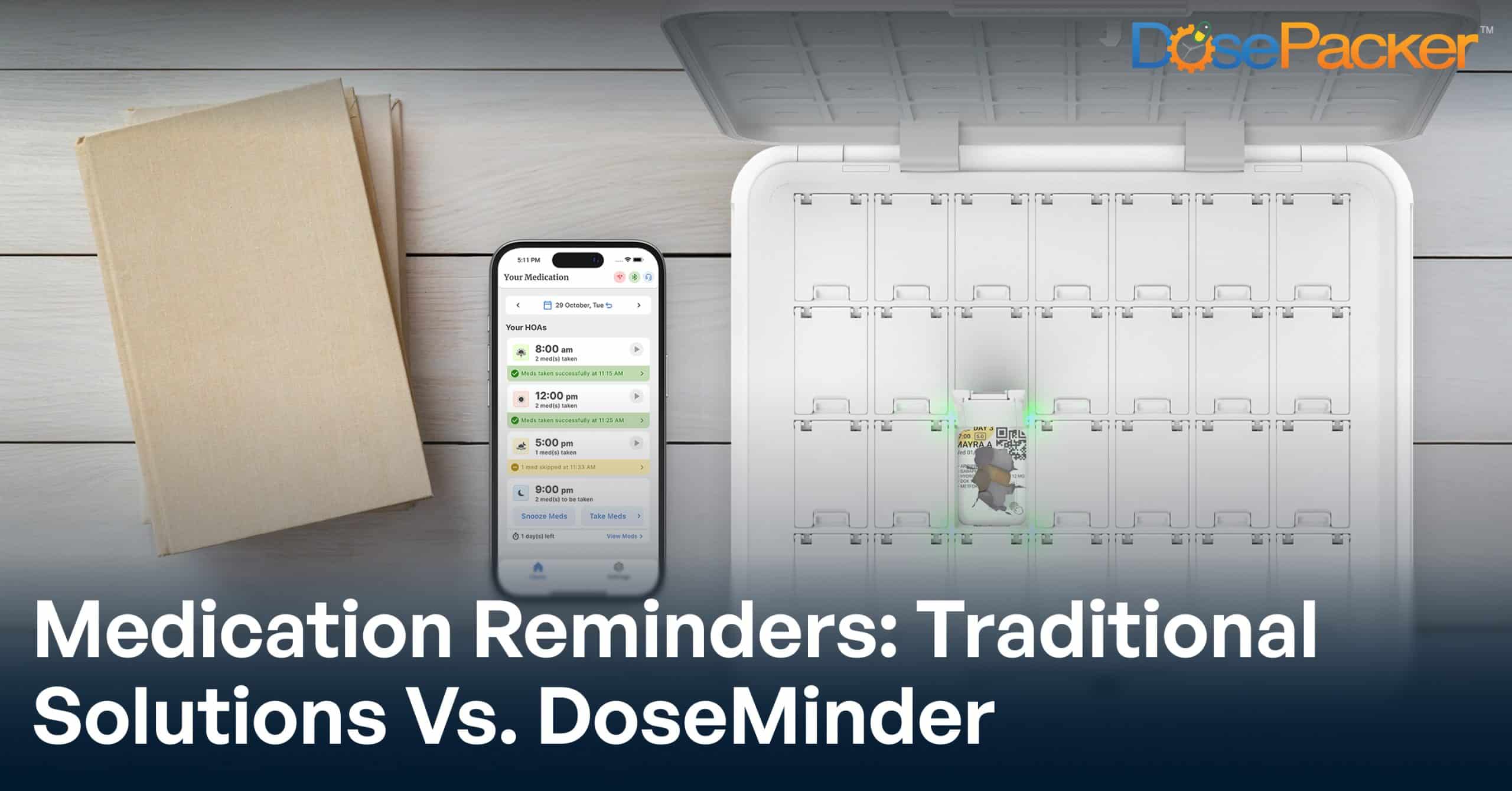 DoseMinder vs Traditional Medication Reminder and Storage Devices: Which Solution Actually Works?